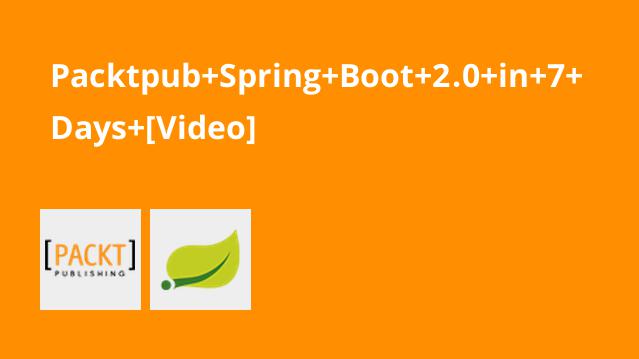 spring boot 2. in 7 days
